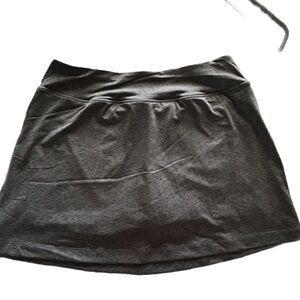 Ideology Gray Bubble Mini Skorts Athletic